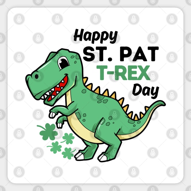 Happy St Pat Trex Day Sticker by Etopix